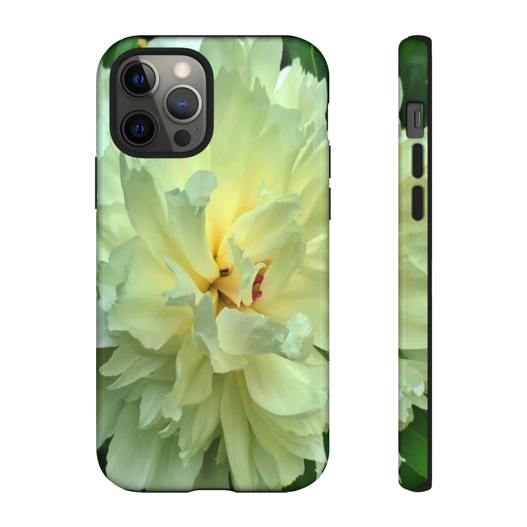 White Peony 2 Tough Case for iPhone and Samsung Galaxy