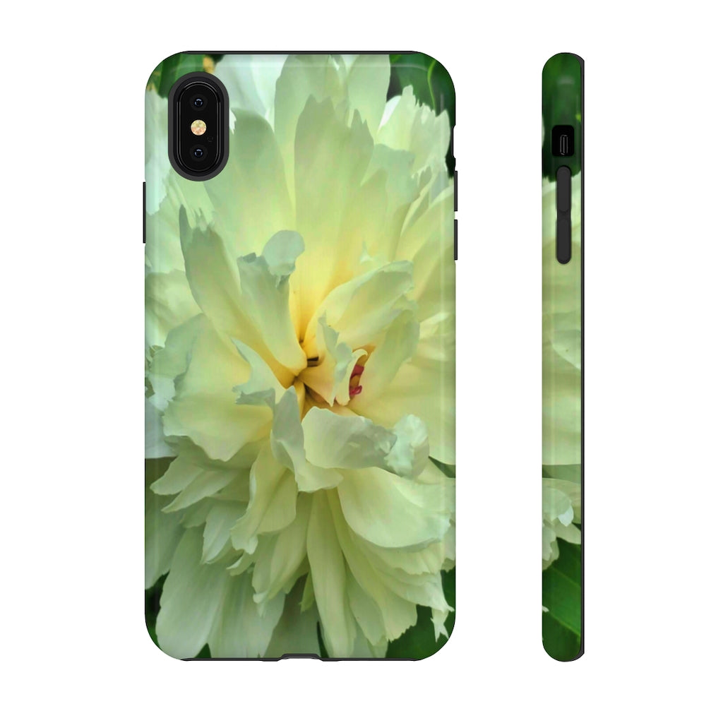 White Peony 2 Tough Case for iPhone and Samsung Galaxy