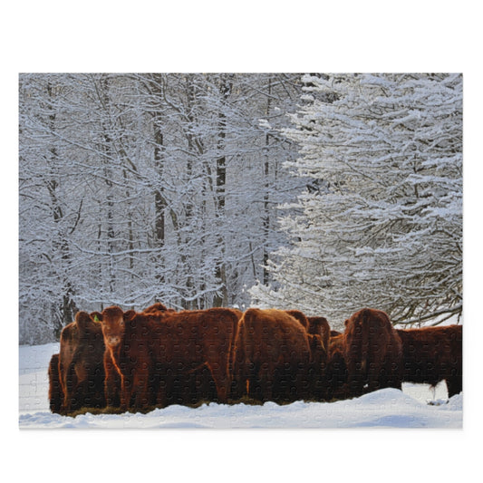 Winter Herd Puzzle (120, 252, 500-Piece)