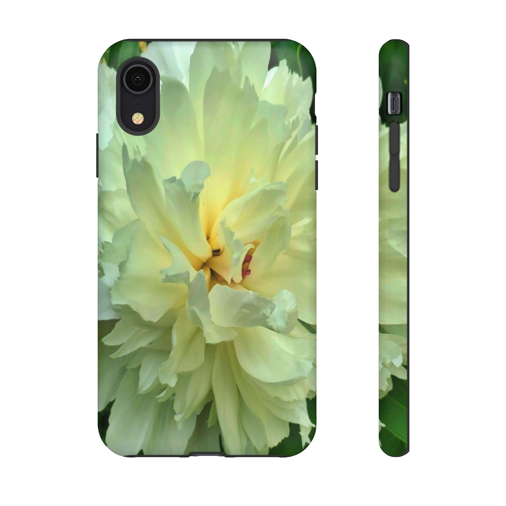 White Peony 2 Tough Case for iPhone and Samsung Galaxy