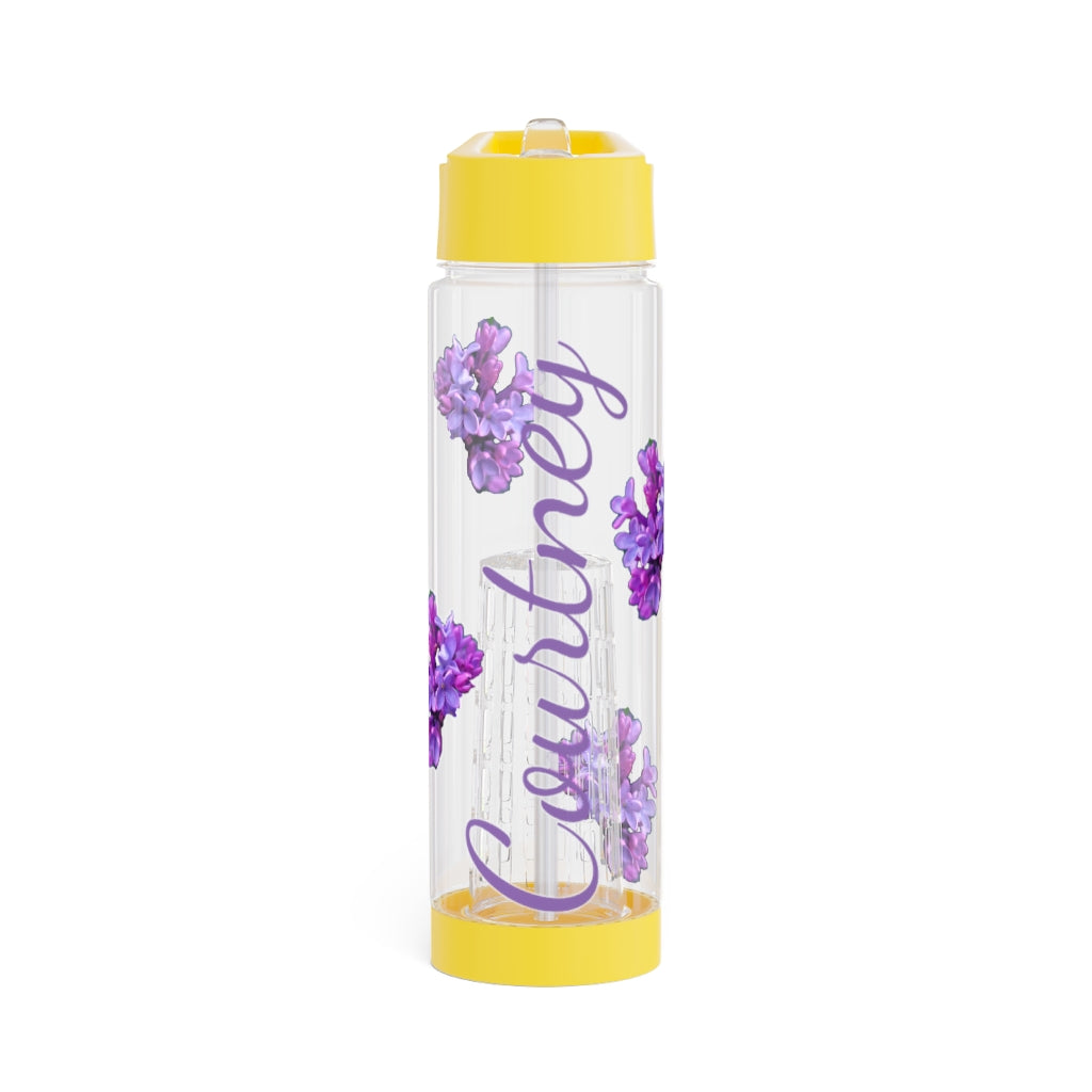 Personalized & Customizable Infuser Water Bottle (Lilac) (not a decal) I Gift I Bridesmaid I Teacher gift I Workout I Coworker I Birthday