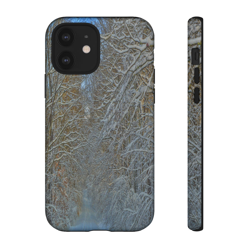 Snowy Path Mobile Phone Case for iPhone and Samsung Galaxy