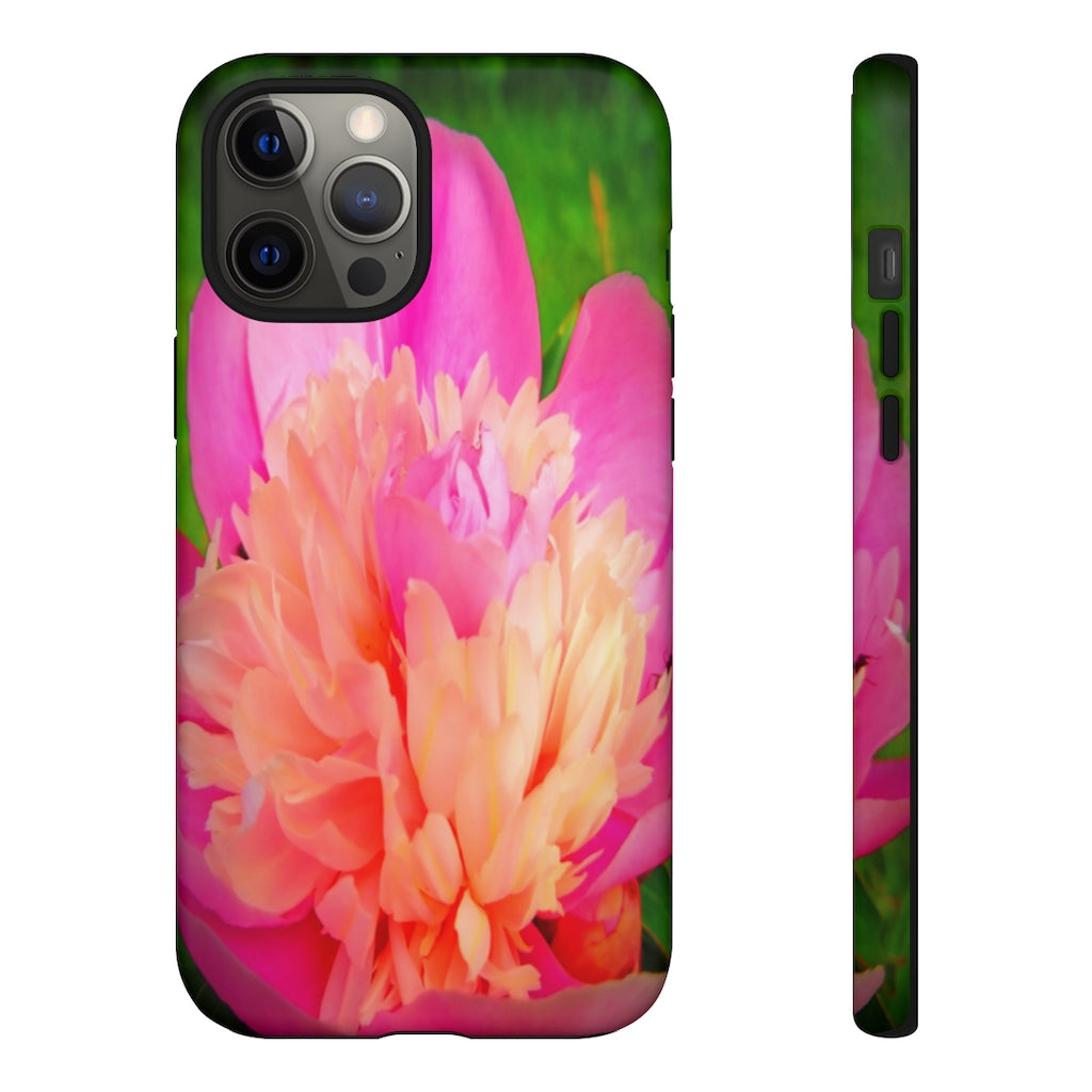 Pink Peony Mobile Phone Case for iPhone and Samsung Galaxy