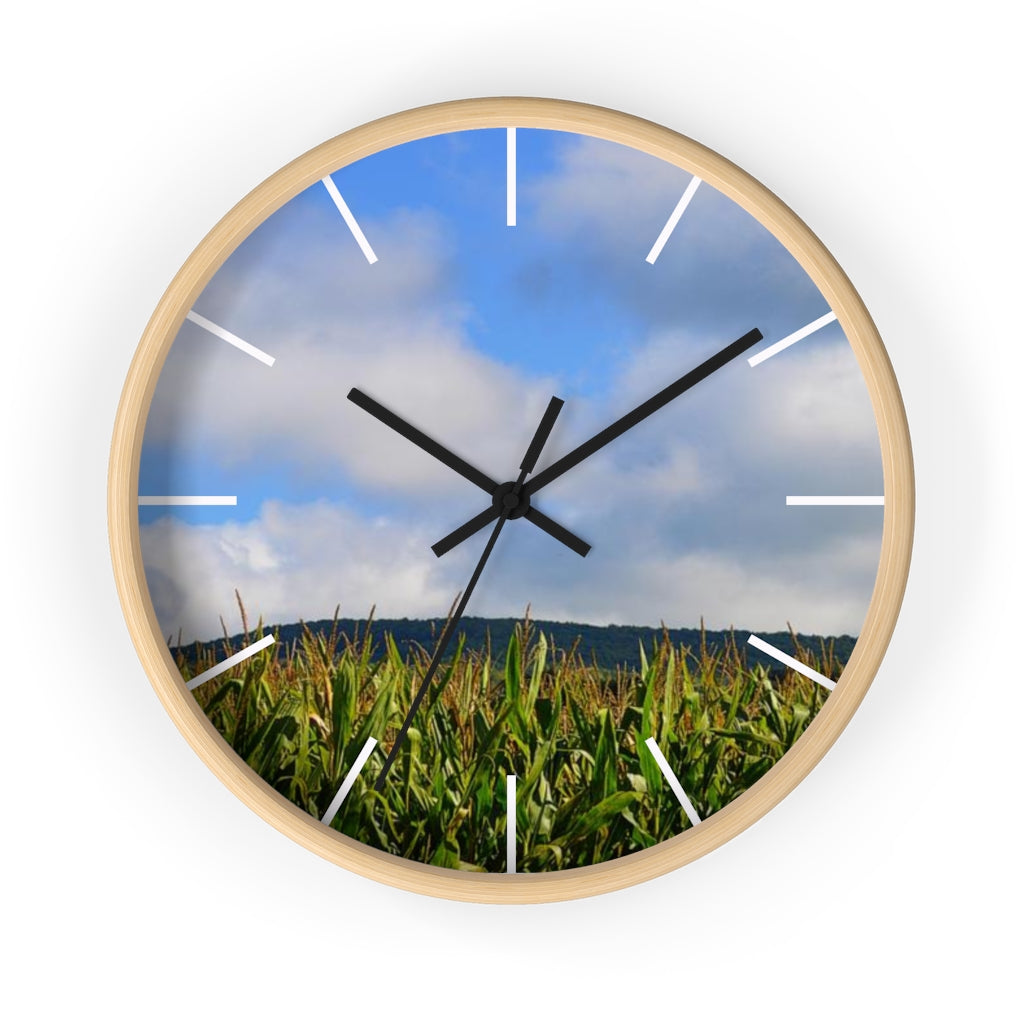 Corn Field Wall clock