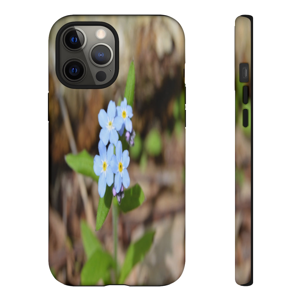 Woodland Forget Me Not Tough Case for iPhone and Samsung Galaxy