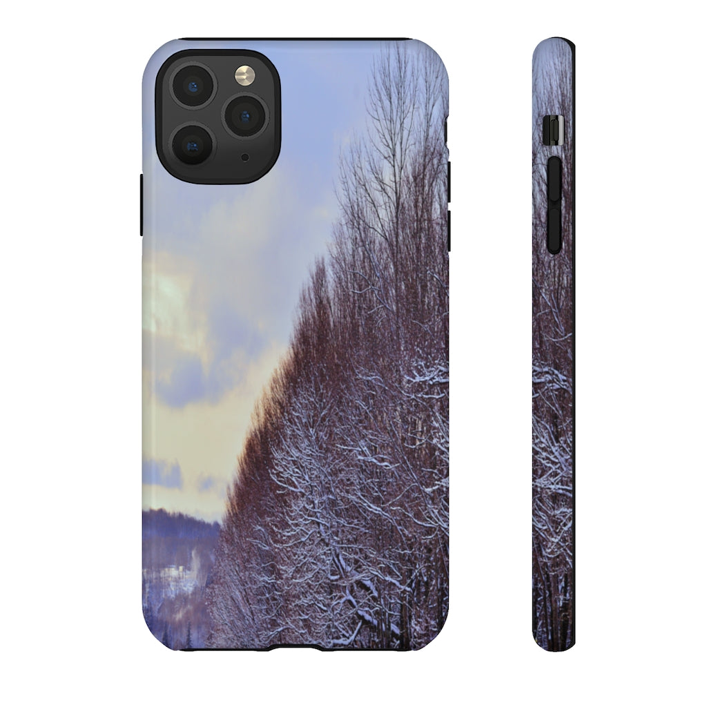 Winter Treeline Tough Case for iPhone and Samsung Galaxy