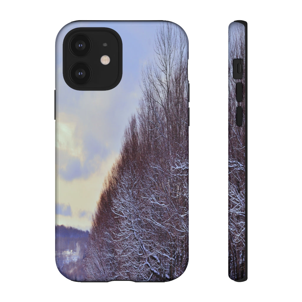 Winter Treeline Tough Case for iPhone and Samsung Galaxy