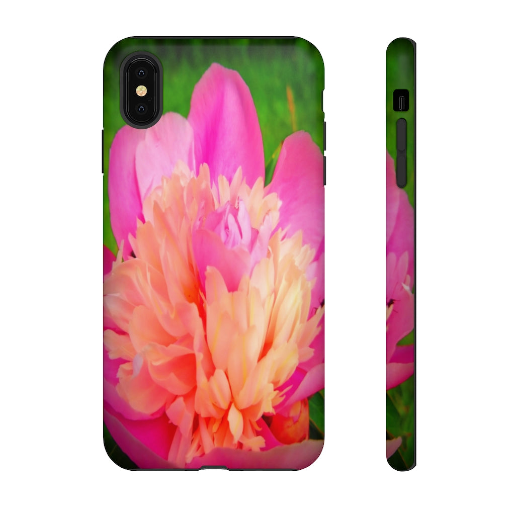 Pink Peony Mobile Phone Case for iPhone and Samsung Galaxy