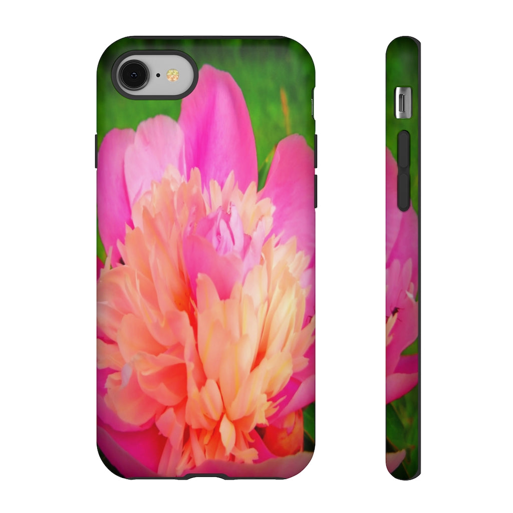 Pink Peony Mobile Phone Case for iPhone and Samsung Galaxy