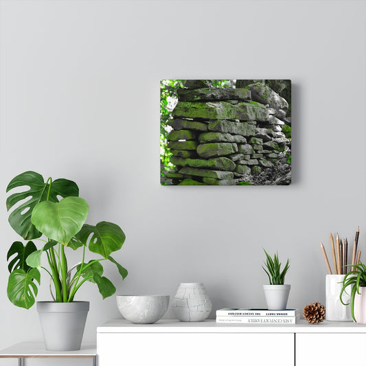 Stone Wall Stretched Canvas