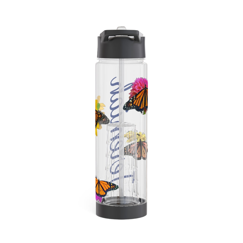 Personalized & Customized Monarch Butterfly Infuser Water Bottle (Bianca/Elizabeth/Marco/Olivia) (not a decal) I Gift I Bridesmaid I Gym