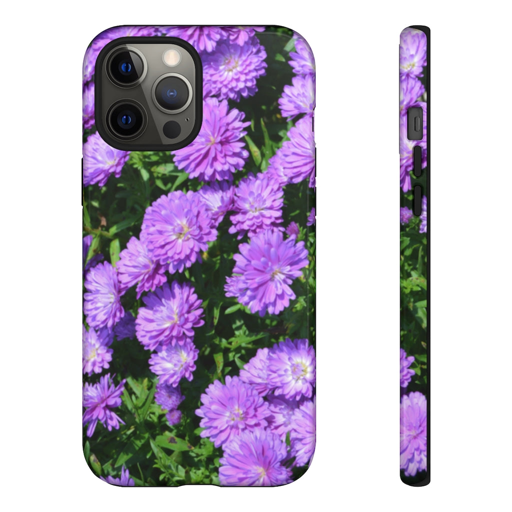 Purple Aster Mobile Phone Case for iPhone and Samsung Galaxy