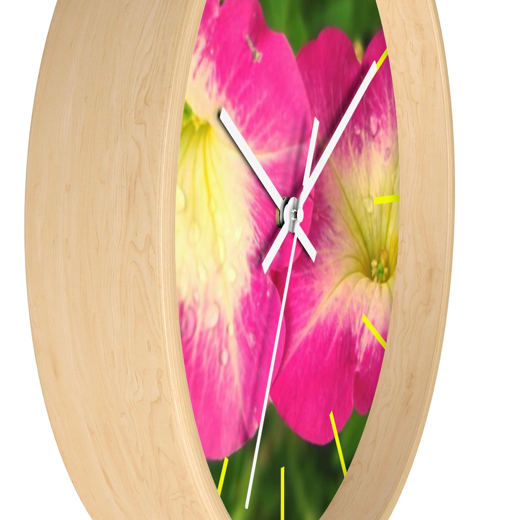 Petunia Wall clock