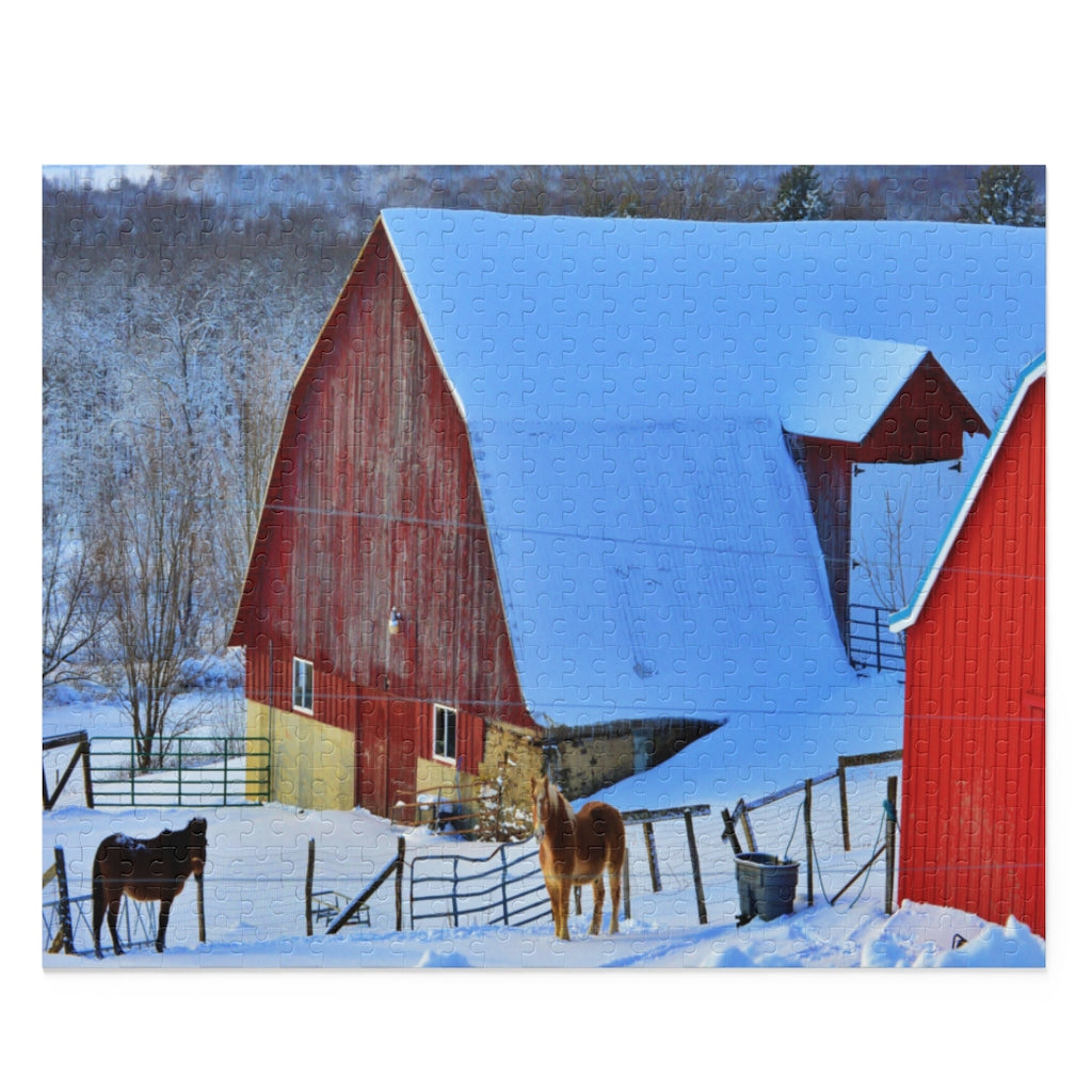 Barns and Horses Puzzle (120, 252, 500-Piece)