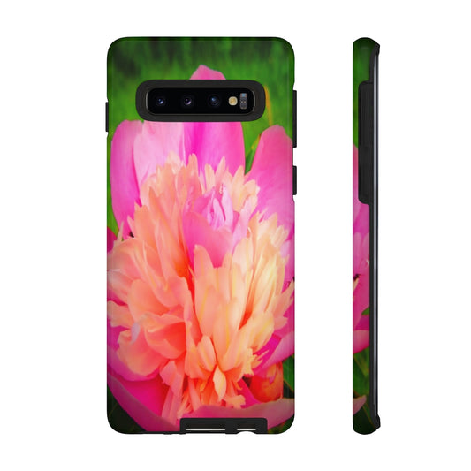 Pink Peony Mobile Phone Case for iPhone and Samsung Galaxy