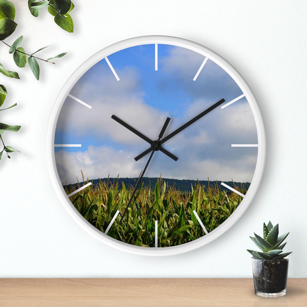 Corn Field Wall clock