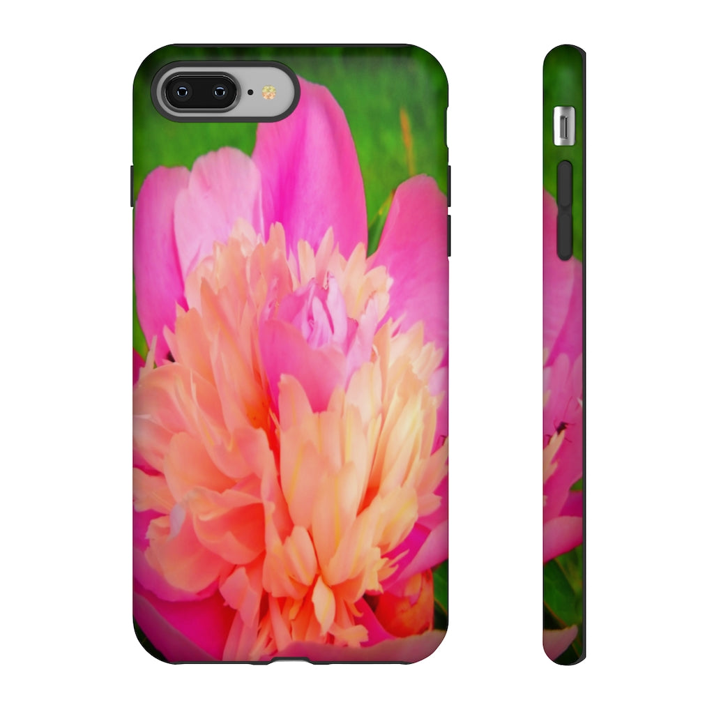 Pink Peony Mobile Phone Case for iPhone and Samsung Galaxy