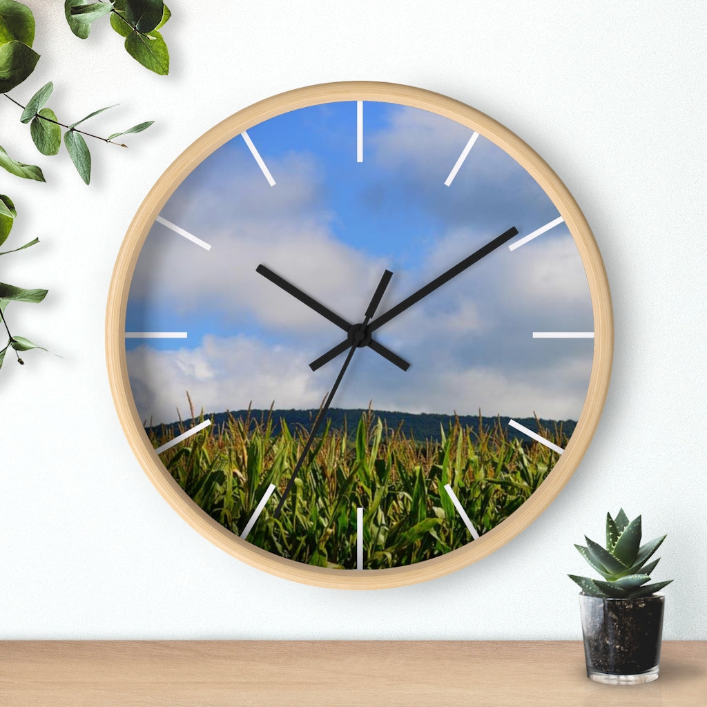 Corn Field Wall clock