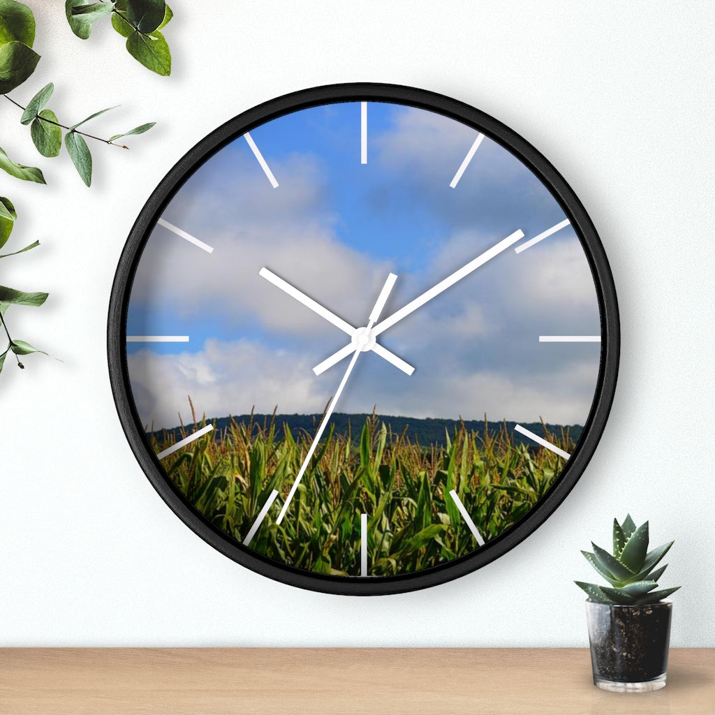 Corn Field Wall clock