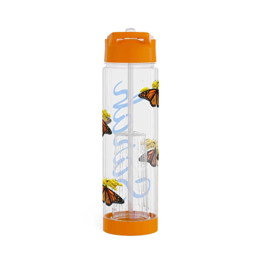 Personalized & Customized Butterfly Infuser Water Bottle (Elizabeth) (not a decal) I Gift I Bridesmaid I Teacher I Workout I Coworker