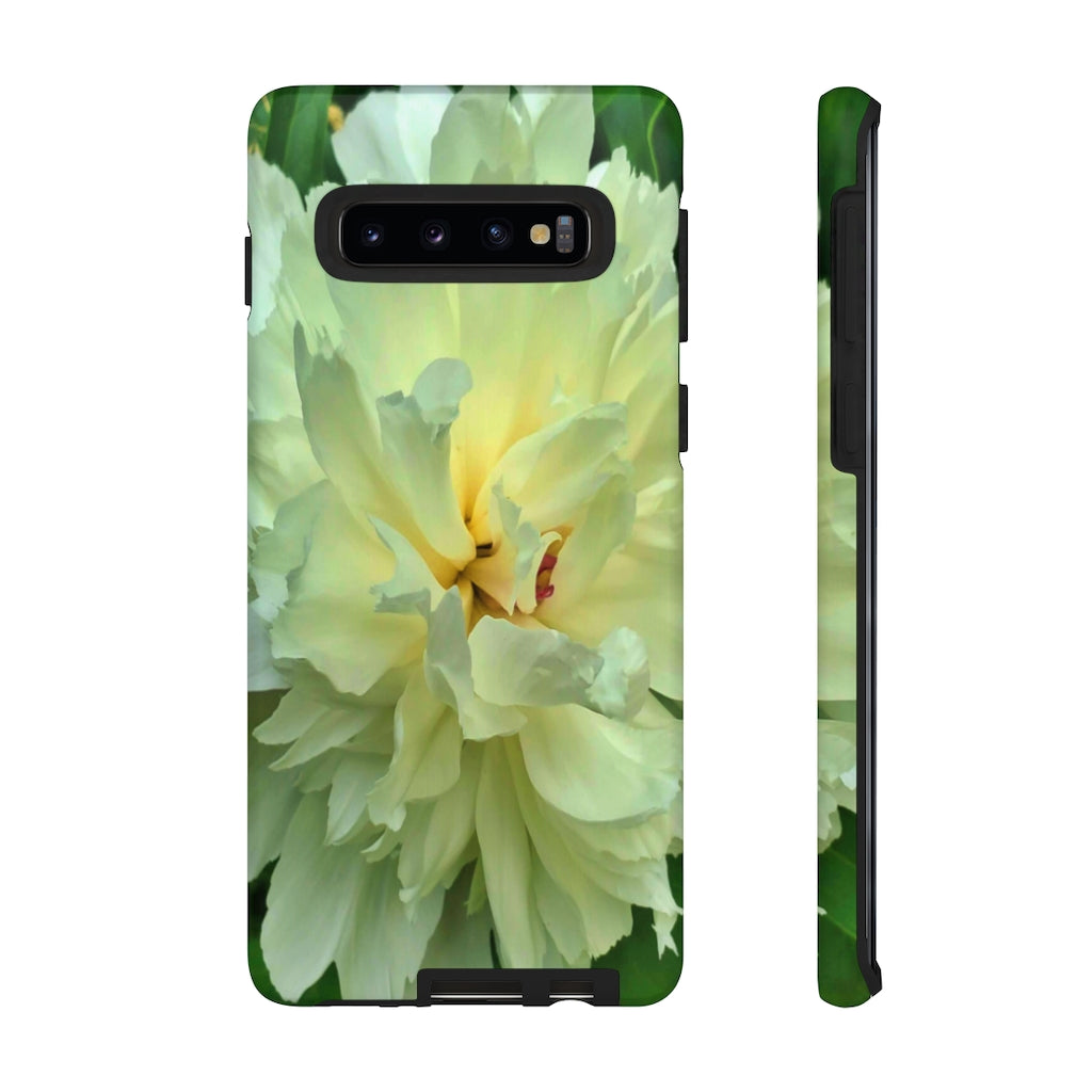 White Peony 2 Tough Case for iPhone and Samsung Galaxy