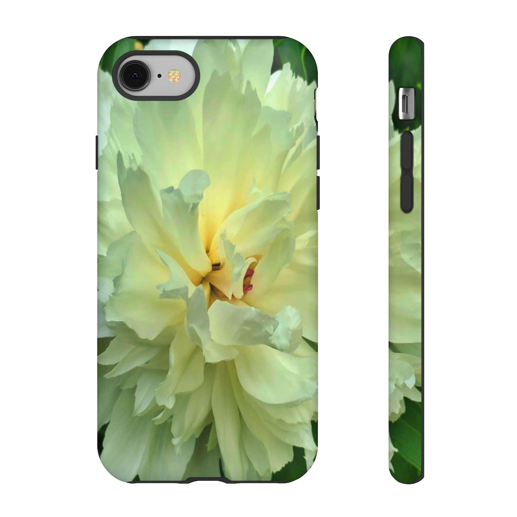 White Peony 2 Tough Case for iPhone and Samsung Galaxy