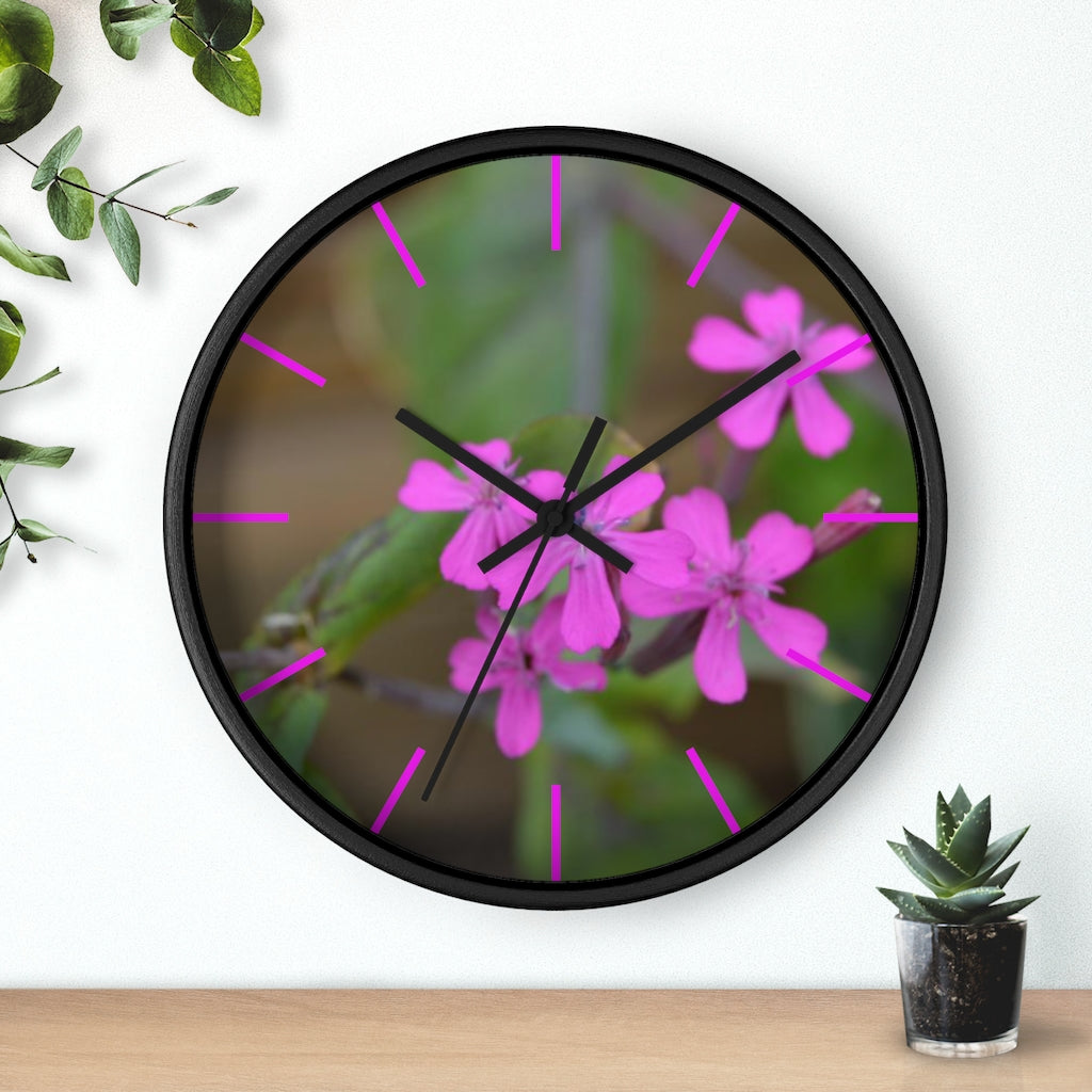 Phlox Wall clock