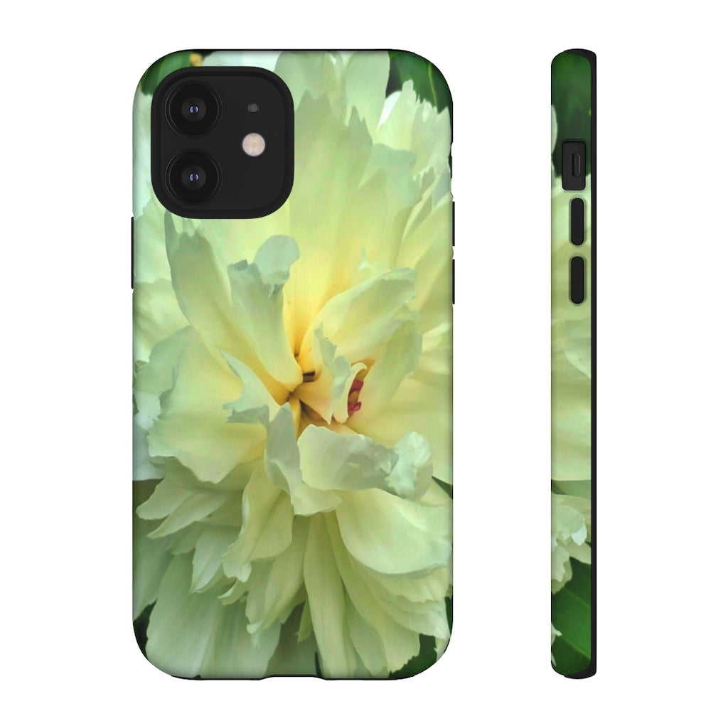 White Peony 2 Tough Case for iPhone and Samsung Galaxy