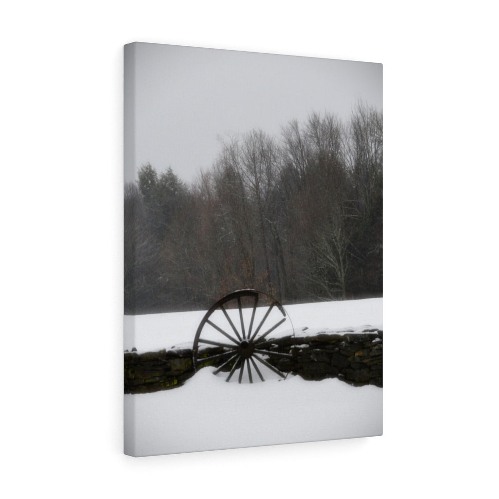 Wagon Wheel Stretched Canvas