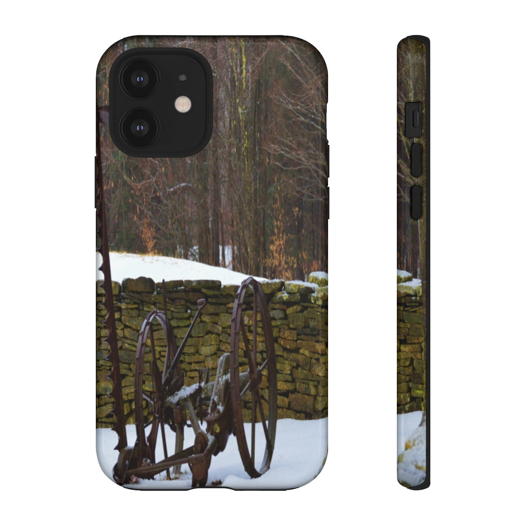 Horse Drawn Sickle Mower Mobile Phone Case for iPhone and Samsung Galaxy