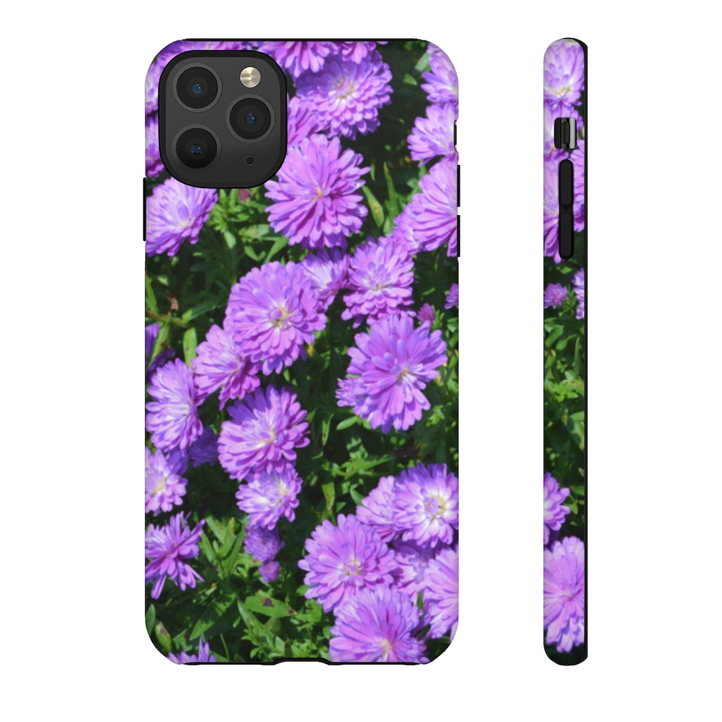 Purple Aster Mobile Phone Case for iPhone and Samsung Galaxy