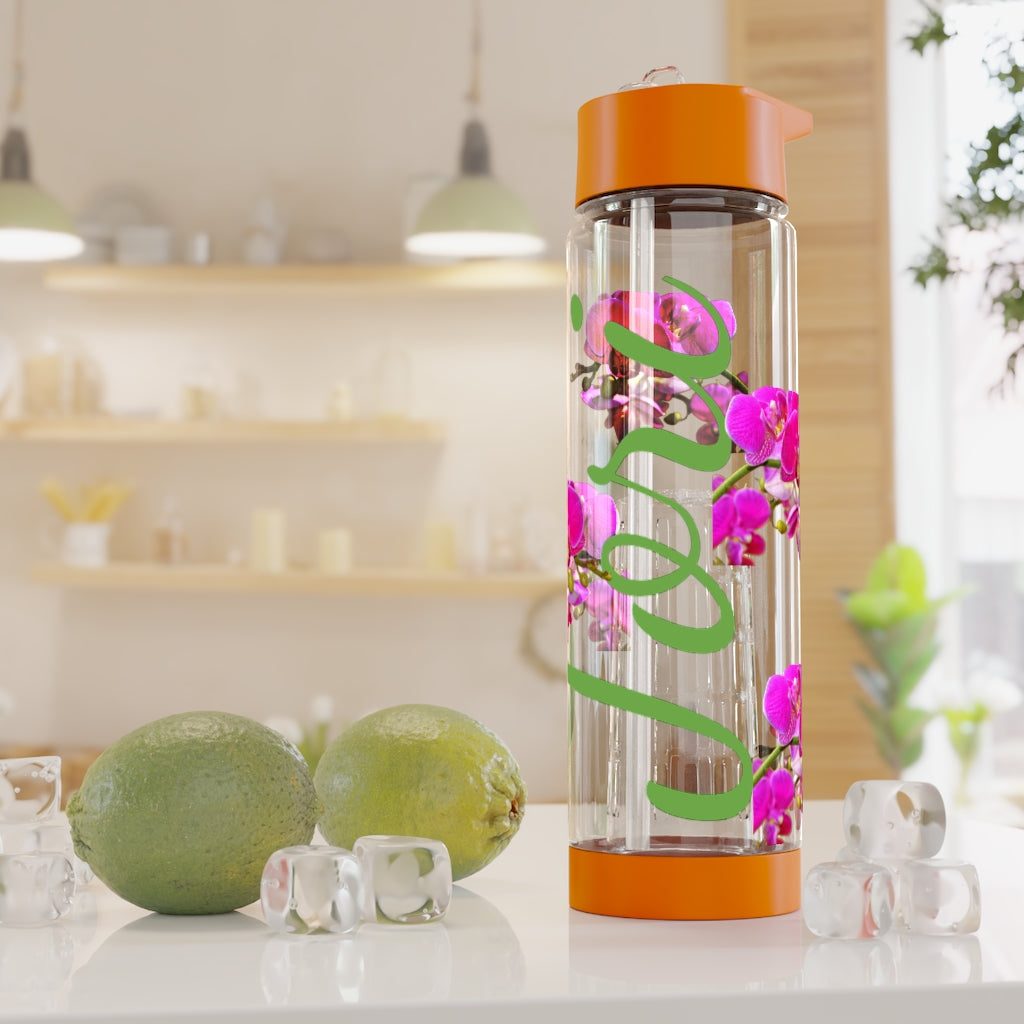 Personalized & Customized Infuser Water Bottle (Orchid) (not a decal) I Gift I Bridesmaid I Teacher gift I Workout I Coworker I Birthday