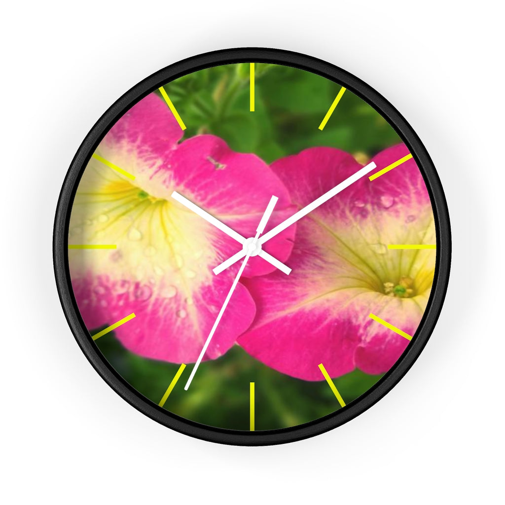 Petunia Wall clock