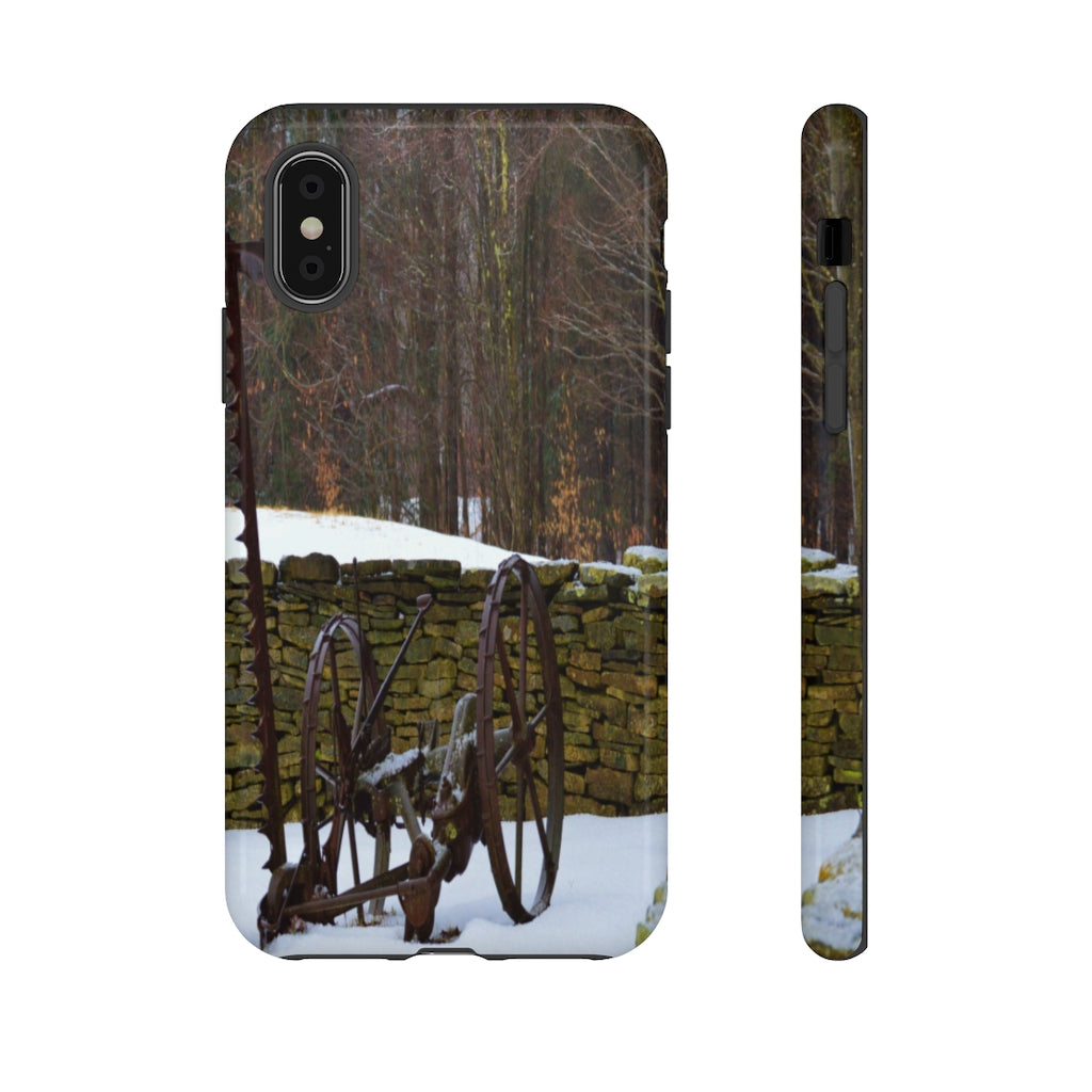 Horse Drawn Sickle Mower Mobile Phone Case for iPhone and Samsung Galaxy