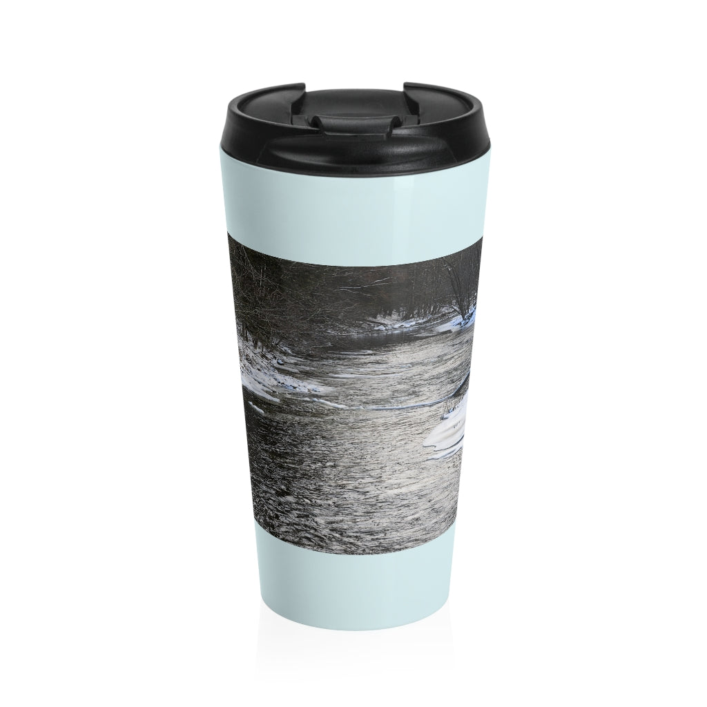 Winter River Stainless Steel Travel Mug