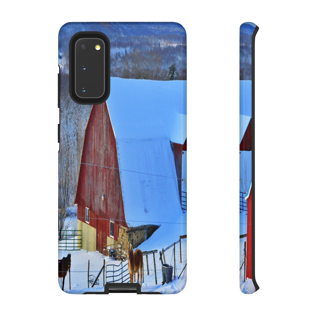 Barns & Horses Mobile Phone Case for iPhone and Samsung Galaxy