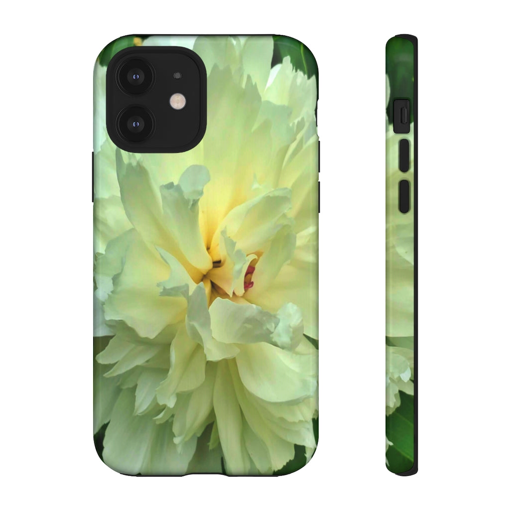 White Peony 2 Tough Case for iPhone and Samsung Galaxy