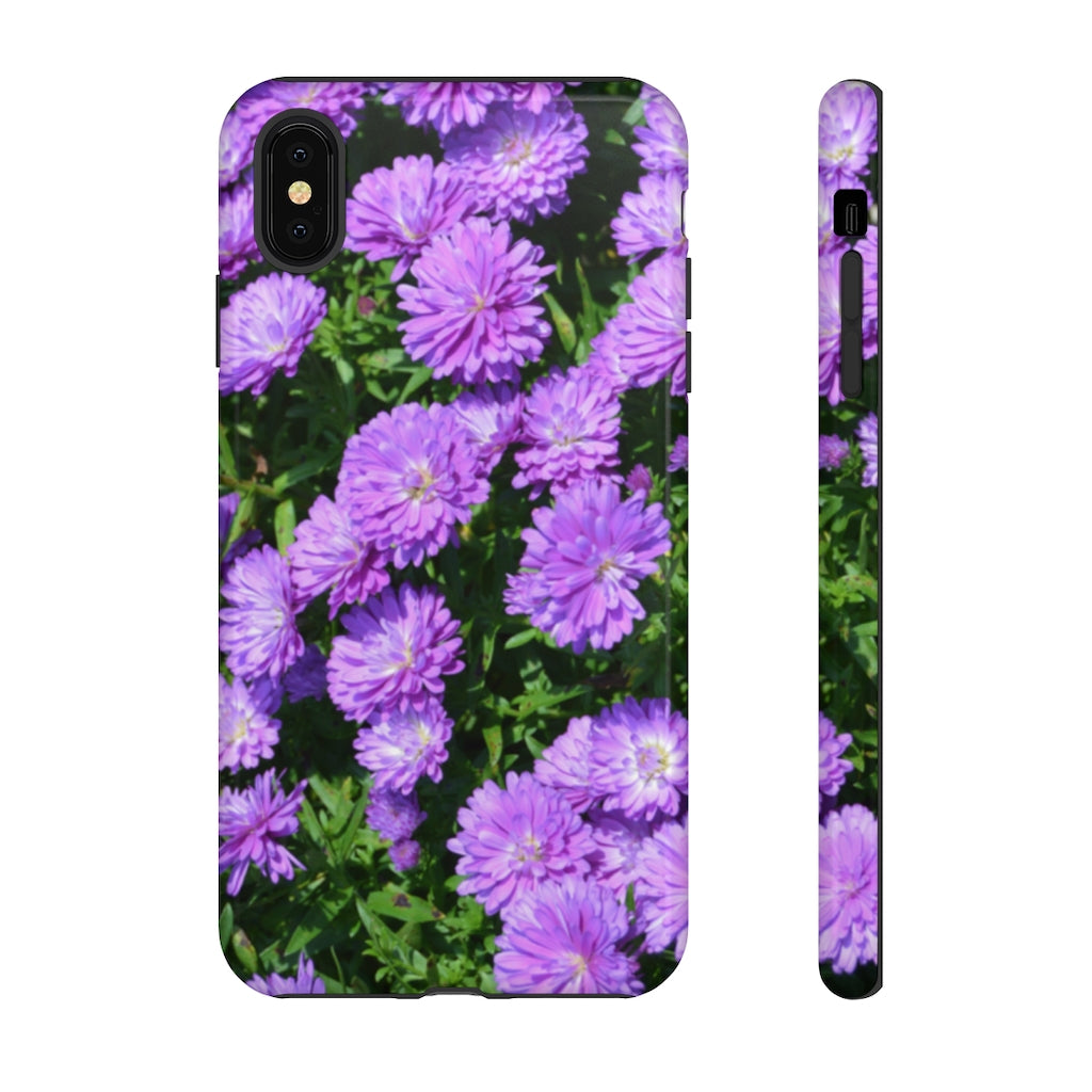 Purple Aster Mobile Phone Case for iPhone and Samsung Galaxy