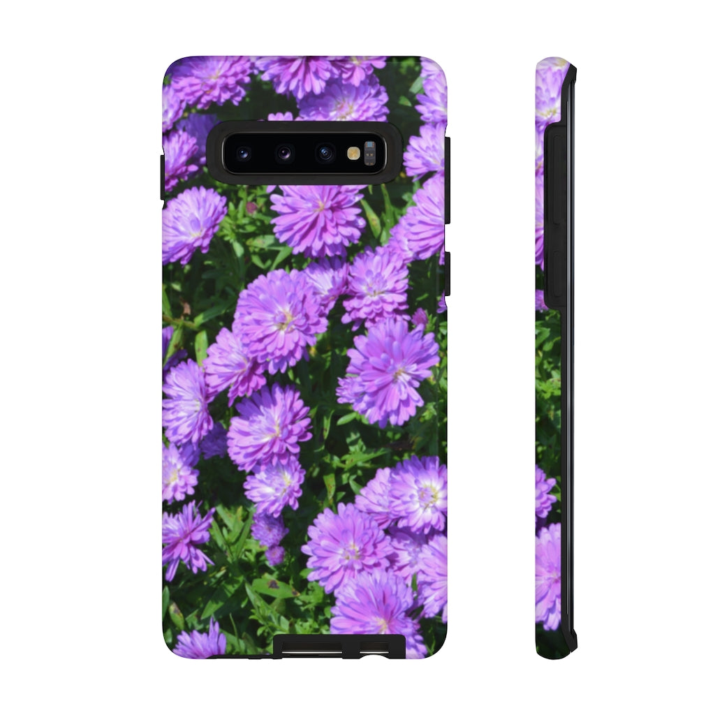 Purple Aster Mobile Phone Case for iPhone and Samsung Galaxy