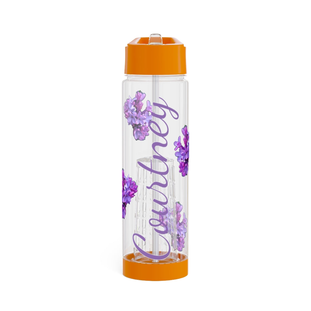 Personalized & Customizable Infuser Water Bottle (Lilac) (not a decal) I Gift I Bridesmaid I Teacher gift I Workout I Coworker I Birthday