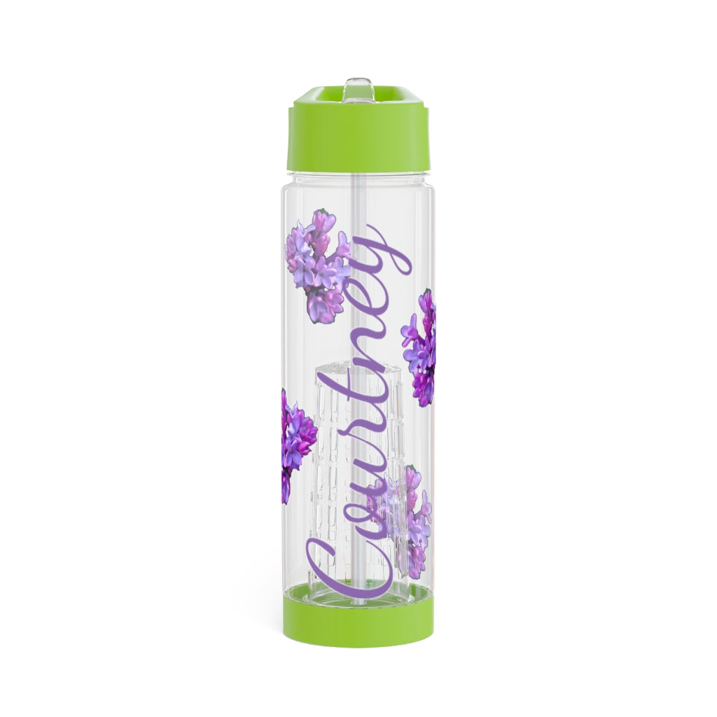 Personalized & Customizable Infuser Water Bottle (Lilac) (not a decal) I Gift I Bridesmaid I Teacher gift I Workout I Coworker I Birthday