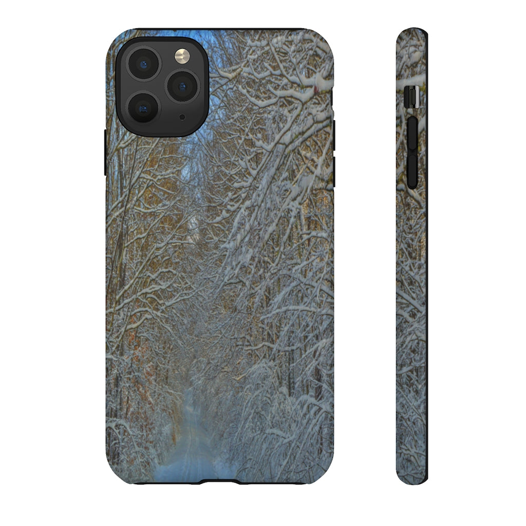 Snowy Path Mobile Phone Case for iPhone and Samsung Galaxy