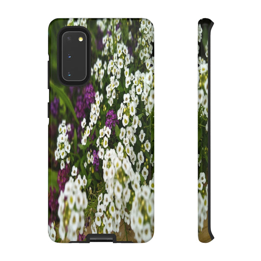 Sweet Alyssum Mobile Phone Case for iPhone and Samsung Galaxy