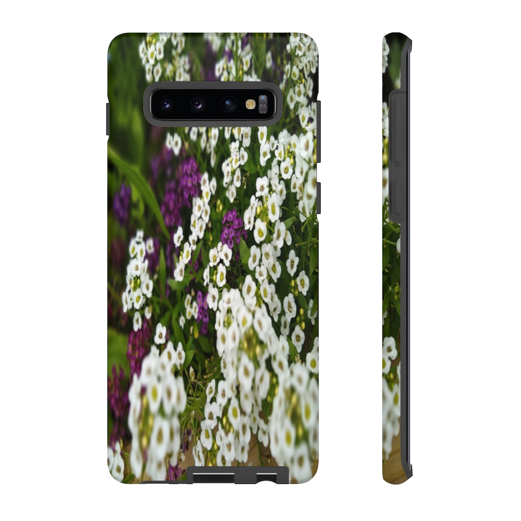 Sweet Alyssum Mobile Phone Case for iPhone and Samsung Galaxy