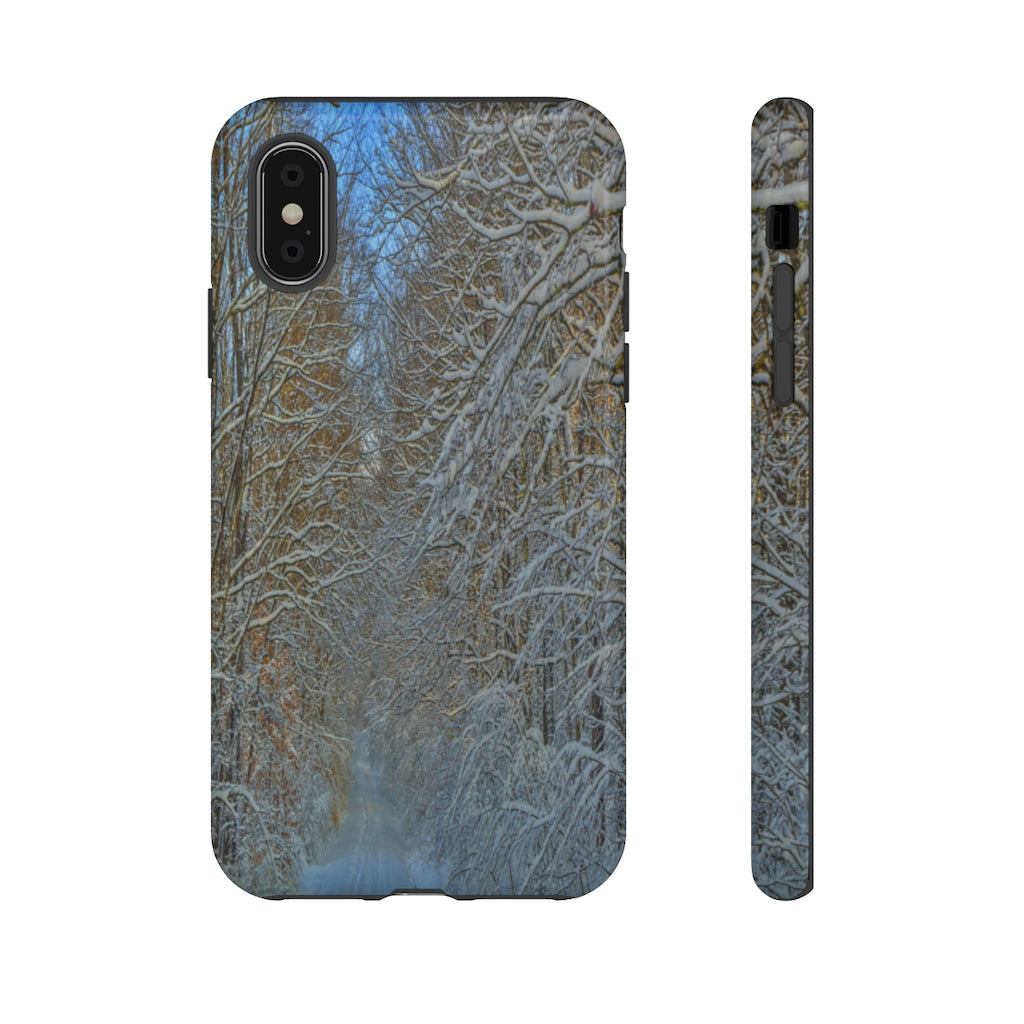 Snowy Path Mobile Phone Case for iPhone and Samsung Galaxy