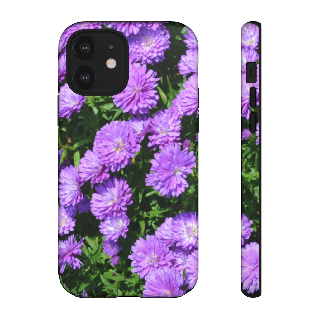 Purple Aster Mobile Phone Case for iPhone and Samsung Galaxy