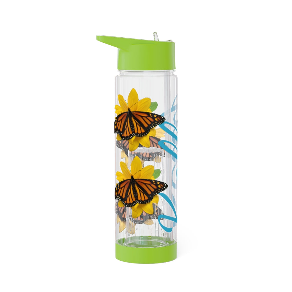 Personalized & Customized Butterfly Infuser Water Bottle (Olivia) (not a decal) I Gift I Bridesmaid I Teacher I Workout I Coworker