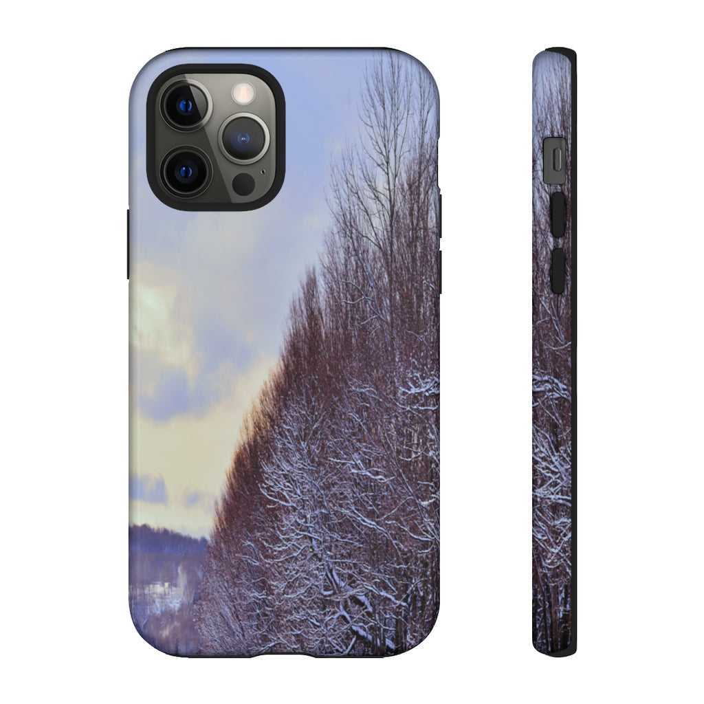 Winter Treeline Tough Case for iPhone and Samsung Galaxy