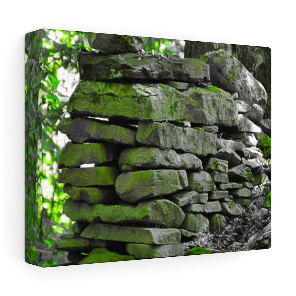 Stone Wall Stretched Canvas