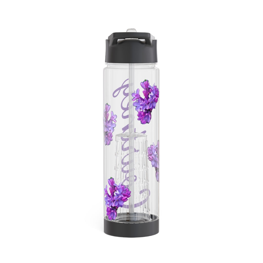 Personalized & Customizable Infuser Water Bottle (Lilac) (not a decal) I Gift I Bridesmaid I Teacher gift I Workout I Coworker I Birthday